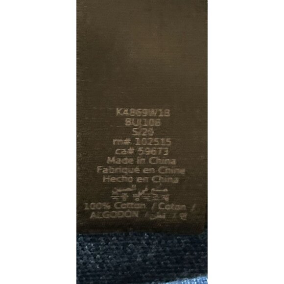 JOHN VARVATOS Shirt Cotton Button-down Short Sleeve Blue Stitched Size 2XL - Picture 8 of 8